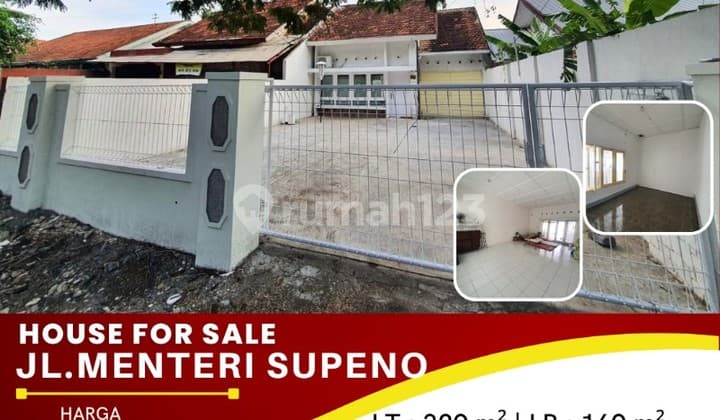 Dijual Rumah Tengah Kota Jl Menteri Supeno Semarang Selatan