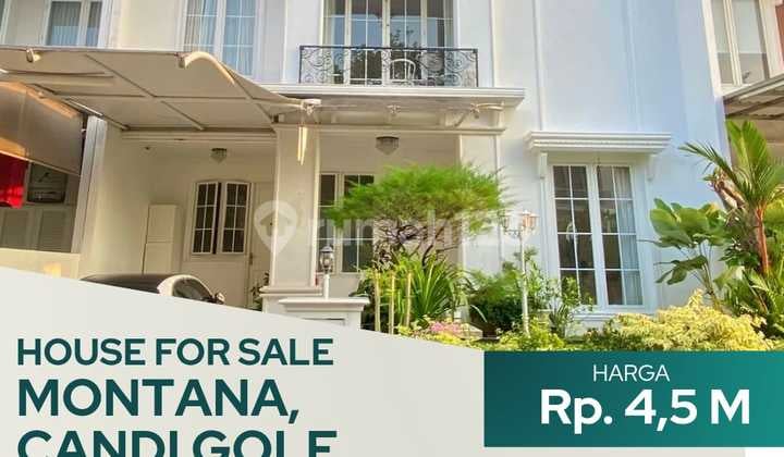 RUMAH BAGUS 2 LT SEMI FURNISH MONTANA CANDI GOLF