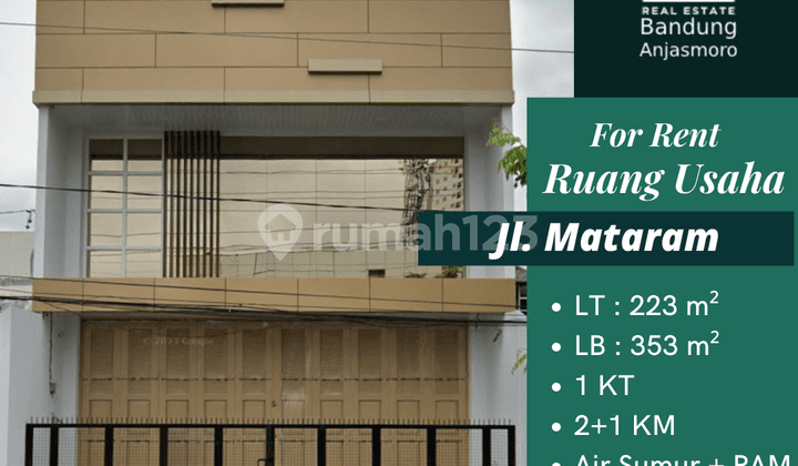 For Rent 2-Story Office Commercial Space on Jl Mataram, South Semarang