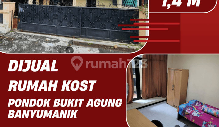 Kost Aktif 9 Kamar SHM Dekat Undip Tembalang