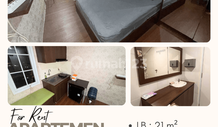 DISEWAKAN APARTEMEN PALTROW LT 10 TYPE STUDIO FURNISHED