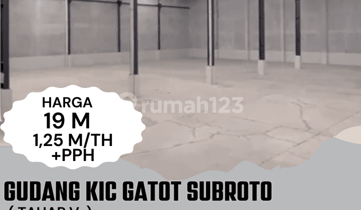 DISEWAKAN GUDANG SIAP PAKAI 2160 M KIC GATSU NGALIYAN