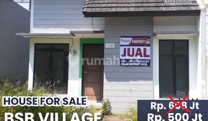 Dijual Rumah Baru Minimalis Bsb Village Mijen Semarang