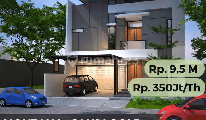 Disewakan Rumah Furnished di Cluster Montana, Candi Golf, Candi Golf