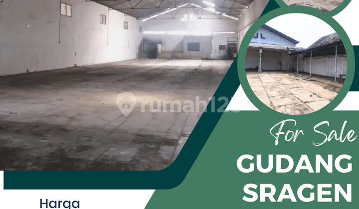 Dijual Gudang Tua Butuh Renov Sragen Jawa Tengah