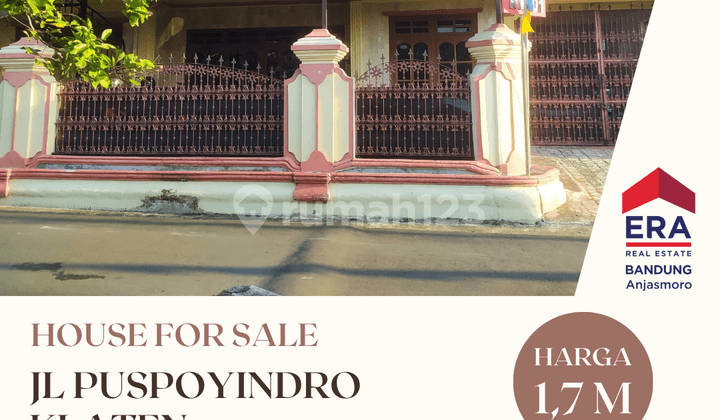 DIJUAL RUMAH 2 LT SIAP HUNI TENGAH KOTA KLATEN JAWA TENGAH