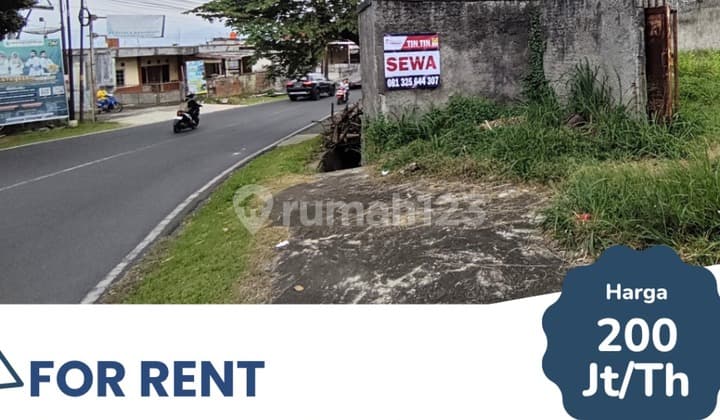 DISEWAKAN TANAH PINGGIR JALAN BANDUNGAN KAB SEMARANG