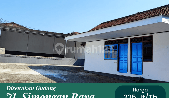 DISEWAKAN GUDANG SIAP PAKAI JL SIMONGAN RAYA SEMARANG BARAT