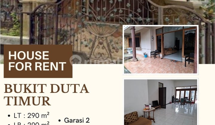 DISEWAKAN RUMAH SIAP HUNI JL BUKIT DUTA TIMUR BANYUMANIK