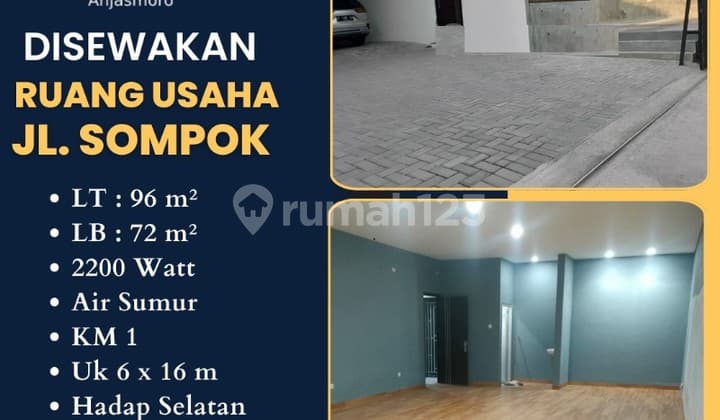 Disewakan Ruang Usaha Jl Sompok Semarang Selatan