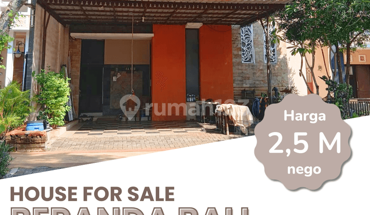 RUMAH BAGUS SEMI FURNISH SHM BERANDA BALI BSB