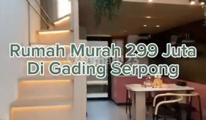 Hunian keren murah di Gading Serpong