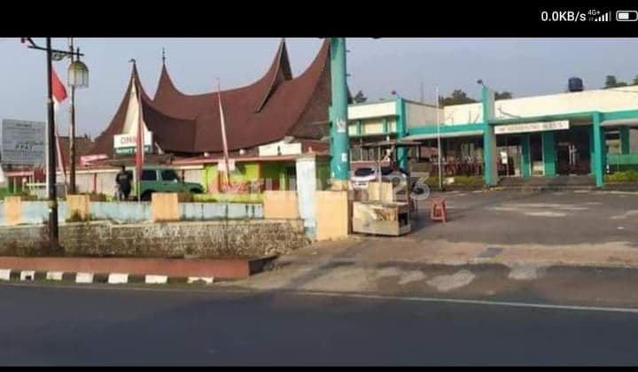 Bekas Restaurant Padang Sati , hitung tanah saja di Simpang Raya Cipanas Puncak