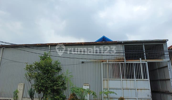 Dijual Gudang 756m2 Industri Jatake Harga Nego Lokasi Strategis