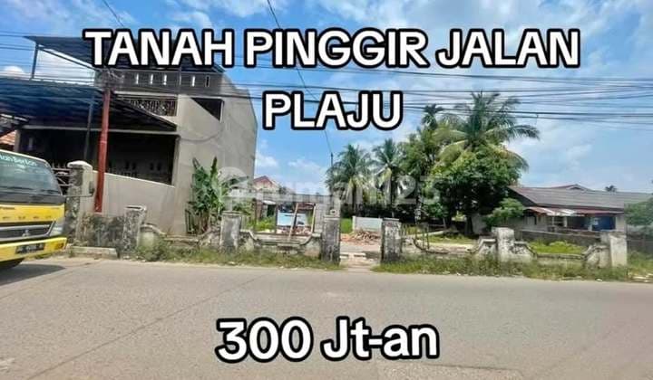 jual tanah plaju harga 290 jt be