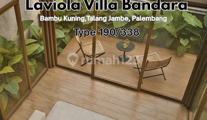 Dijual Villa dekat Bandara SMB II Palembang