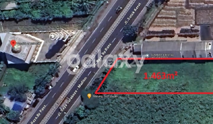 Dijual Tanah 0 Jalan Raya Provinsi Mojokerto