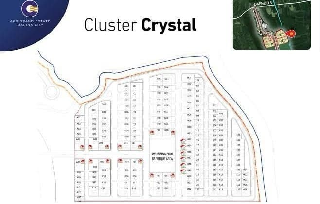 Dijual Kavling Tanah Akr Grand Estate Marina City Jippe Blok A