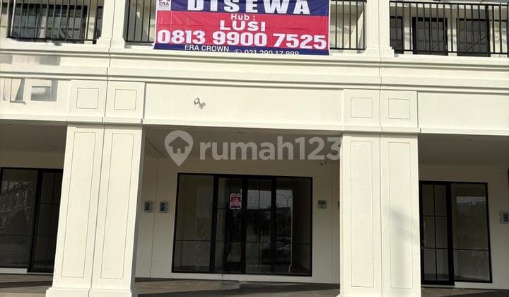 Disewa Brand New Ruko Hudson Arcade Boulevard Lokasi Ramai