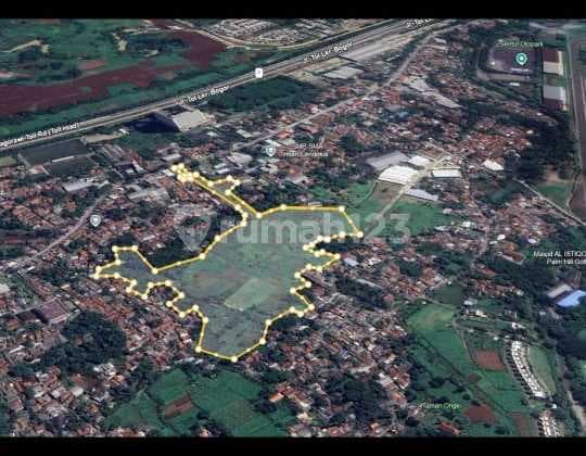 T02-0027 dijual dibawah njop tanah lahan komersil pinggir akses jalan komersil bisa untuk perumahan pergudangan pabrik