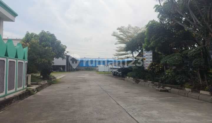 T02-0039 Disewakan Tanah Padat Ex Alat Berat Gudang Kantor Cacing Raya Jakarta Timur