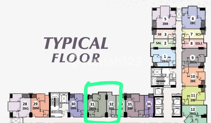 Apartemen Pakuwon Mall Baru Clayson