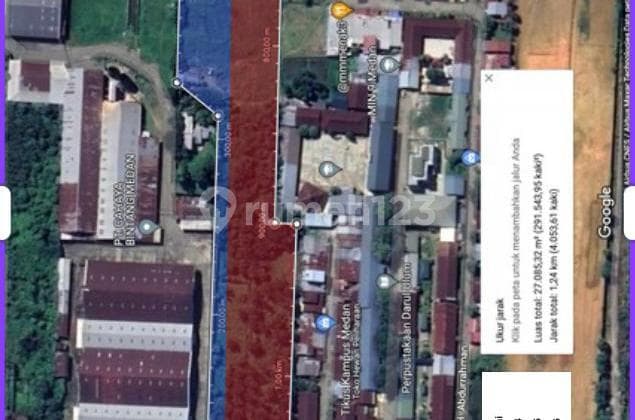 Tanah Dibawah Pasar Jl Pertahanan Patumbak