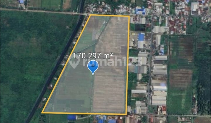 Jual Tanah Cocok Untuk Pabrik Dan Gudang Di Jalan Sampali