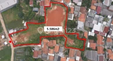 Dijual Kavling Komersial 5586 M2 di Cipondoh