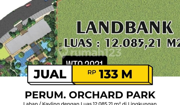 Kavling Luas 1,2ha ++ Di Lingkungan Premium. Batam Center