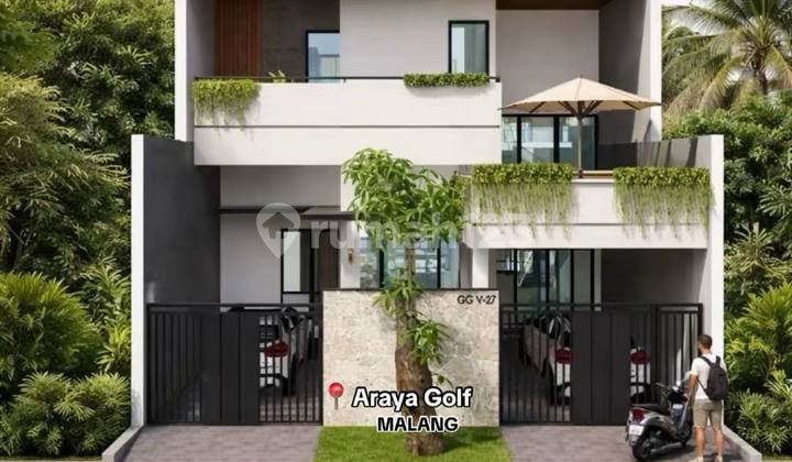 Modern Comfortable Design Under Construction House in Araya Golf Malang