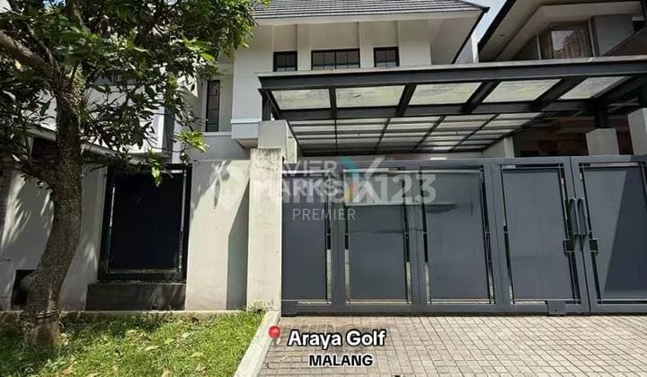 Rumah Design American Classic di Perumahan Araya Golf, Blimbing Kotamadya Malang