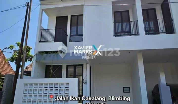 Modern Minimalist House in New Condition at Jl. Ikan Cakalang, Blimbing, Malang