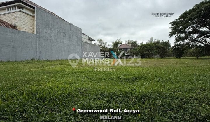 Tanah Kavling di Boulevard Cluster Greenwood Golf Araya Malang