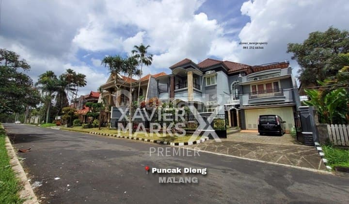 Rumah Mewah With Private Pool di Puncak Dieng Dau Malang