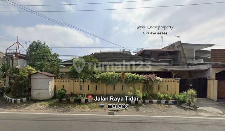 Rumah Besar Di Jalan Utama Raya Tidar, Sukun Malang