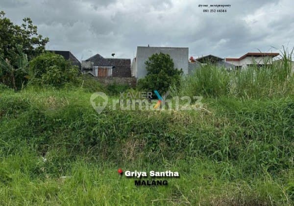Tanah Siap Bangun di Dalam Perumahan Griya Shanta Lowokwaru Malang