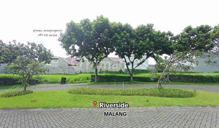Tanah Kavling Lokasi Terdepan Di Cluster Riverside Blimbing Malang