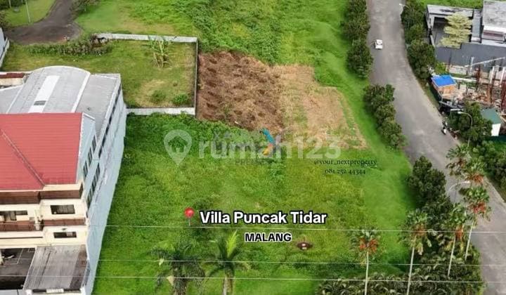 Tanah Kavling Siap Bangun di Boulevard Main Road Villa Puncak Tidar Malang
