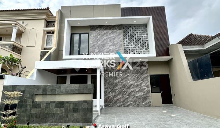 Rumah Modern Cantik Siap Huni di Araya Golf, Araya Malang