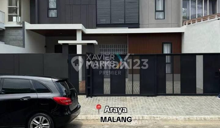 Rumah Baru Gress Tema Modern Tropis Di Cluster The Araya Malang
