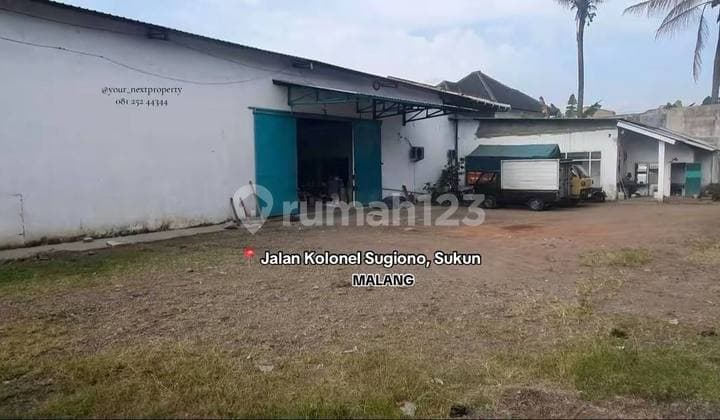 Gudang Lokasi Strategis di Jalan Kolonel Sugiono, Sukun Kota Malang