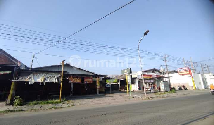 Dijual Tanah + Alfamart + Gudang Lokasi Nol Jalan Raya Balas Klumprik Surabaya Barat