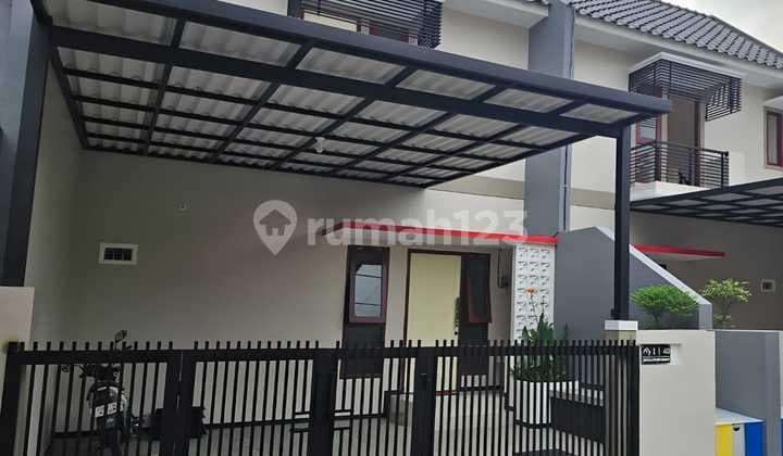 Rumah Baru Minimalis Semi Furnished Di Perumahan Wisma Bungurasih (Belakang SMAN 15 Surabaya)