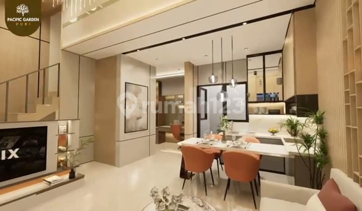 Rumah 3 Lantai Attic Room Puri Kembangan Harga Perdana