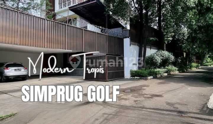Jual Rumah Modern Tropis Disimprug Garden Senayan Jakarta Selatan