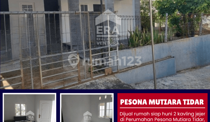 Dijual rumah siap huni 2 kavling jejer di Pesona Mutiara Tidar