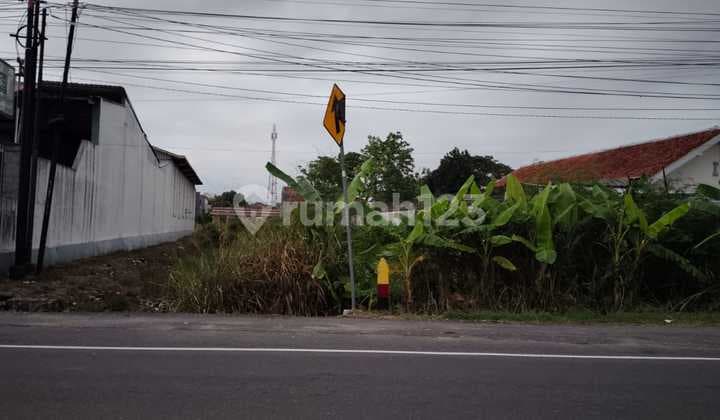 Tanah Strategis Pinggir Jalan Raya Di Klaten Jawa Tengah