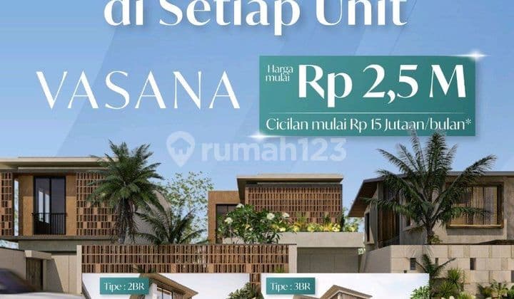Vila Mewah 500 Meter Jalan Kaki Ke Pantai Di Kawasan Eksklusif Yg Sedang Berkembang Di Tabanan Bali