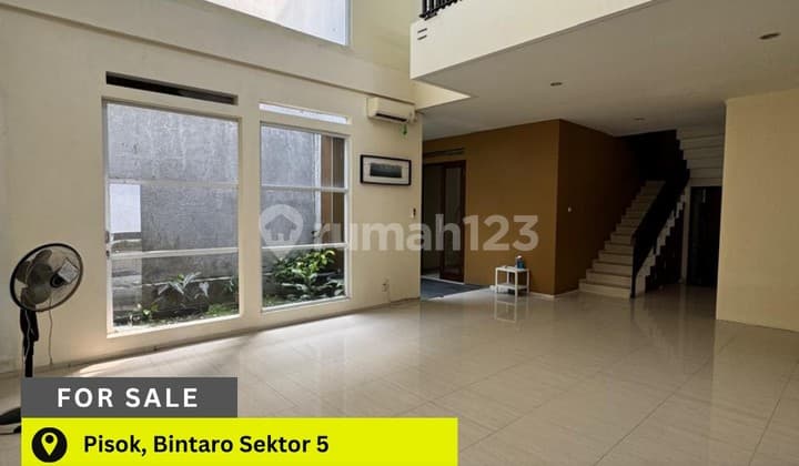 Dijual Rumah Bagus 2 lantai di Pisok Bintaro, Tangerang Selatan.